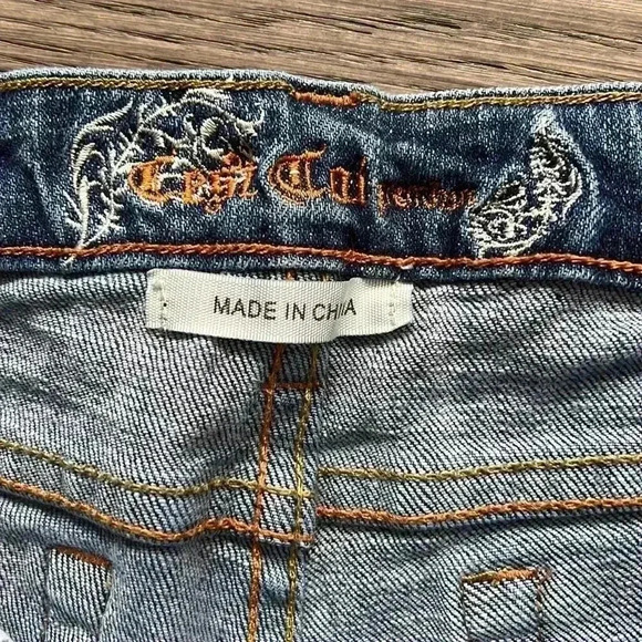 𝅺c’est Toi | Vintage Y2K  jeans with slight flare - Picture 4 of 11